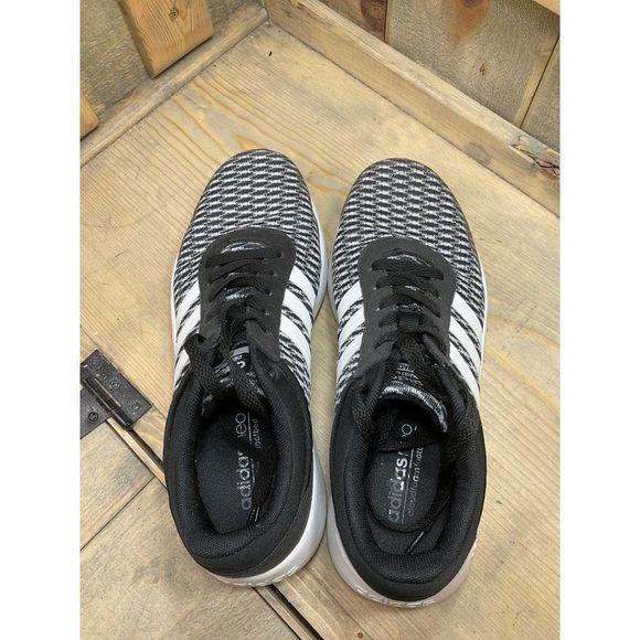 Adidas womens cloudfoam race running shoes sneakers lace up US7 1Y3001 - Picture 7 of 9